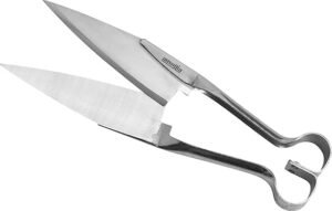 AUSONIA - 31500 TIJERAS PARA ESQUILAR OVEJAS DE 32 CM CON ESTRUCTURA DE METAL REMACHADA Y HOJAS DE ACERO