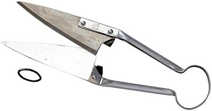 Ausonia - 31497 TIJERAS PARA ESQUILAR OVEJAS DE 29 CM CON ESTRUCTURA DE METAL REMACHADA Y HOJAS DE ACERO
