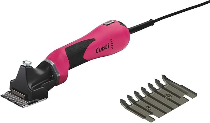 Lister Esquiladora  LI 102 CUTLI - Cortapelos para caballos, color rosa y negro