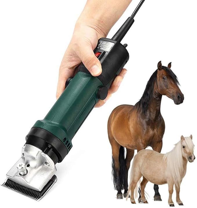 Profesional Eléctrico Esquiladora Caballo Recortadora Kit,